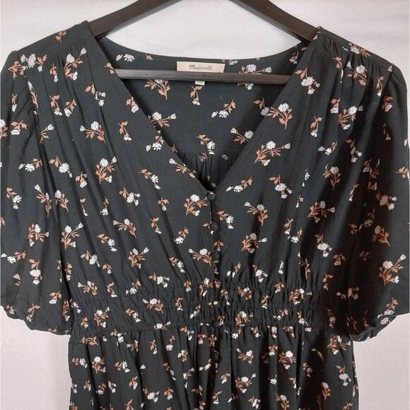 Madewell Challis Sophia Mini Dress in Woodland Floral Sz L - Picture 6 of 15